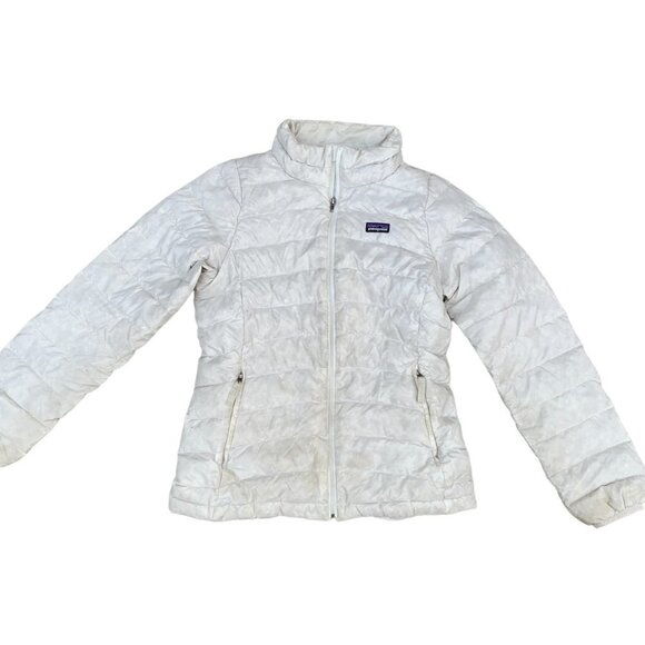 2013 Patagonia Down Insulated Jacket XS Cream - Picture 1 of 8